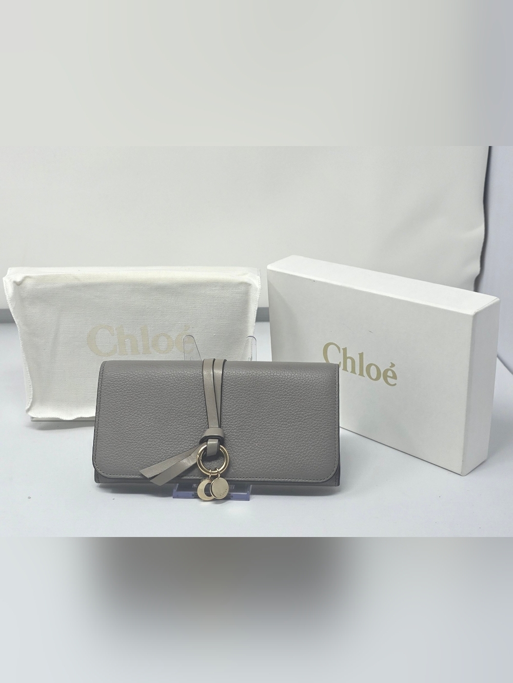 Chloe Alphabet Long Wallet With Box And Dust Bag